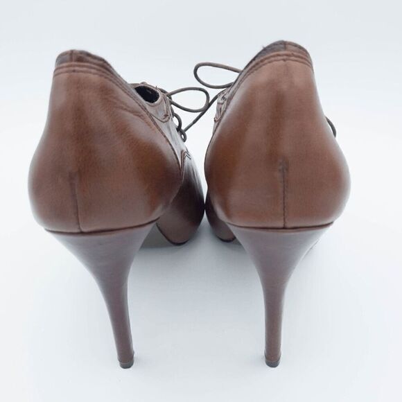 Steve Madden Vulture Leather Heels 11M Laced Oxford - Picture 2 of 11